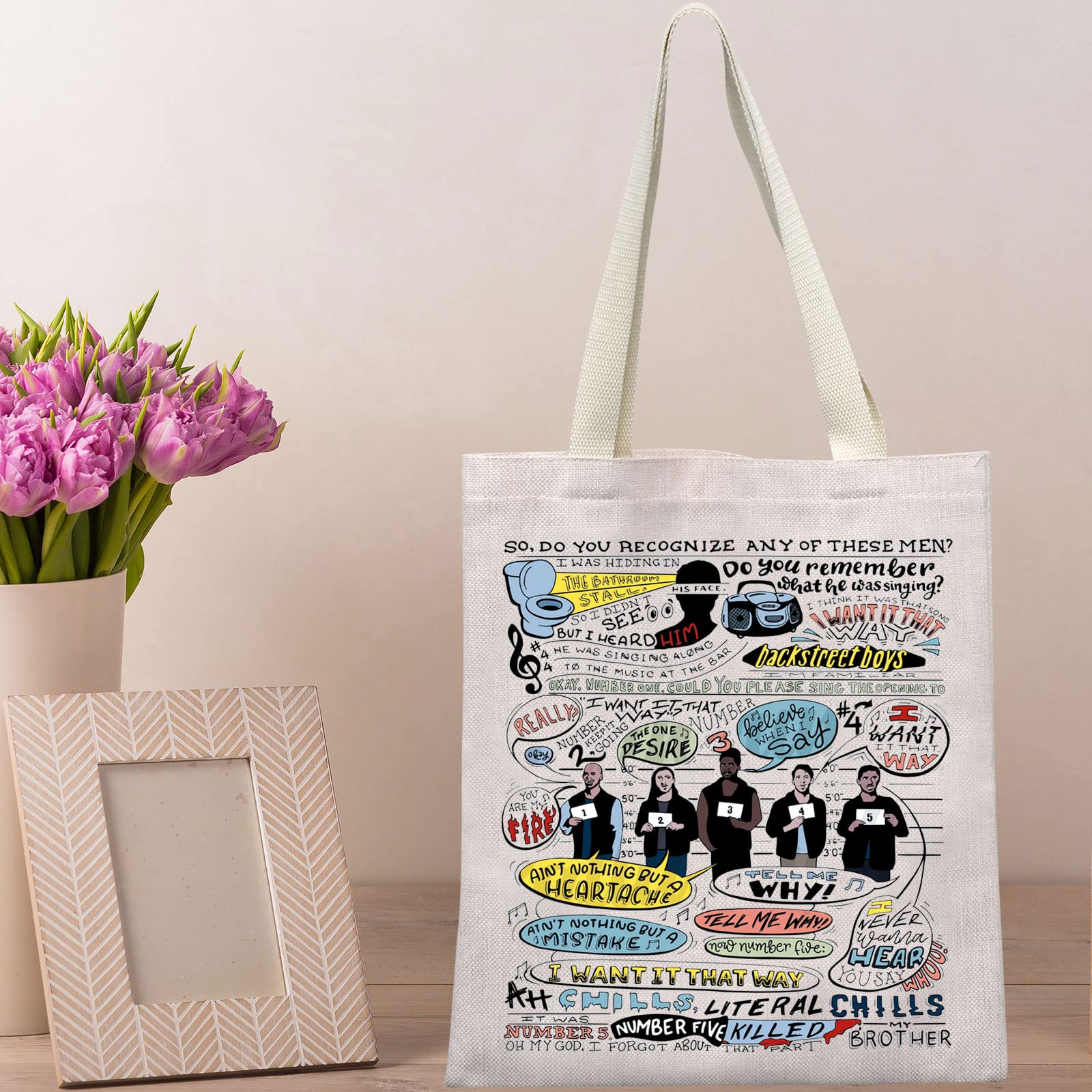 Brooklyn Comedy TV Show Tote Bag - Jack Fans Gift - 'I Want It That Way' Inspired Shoulder Bag for Women & Girls | Perfect for Comedy Shows, Fan Meetups & Daily Use