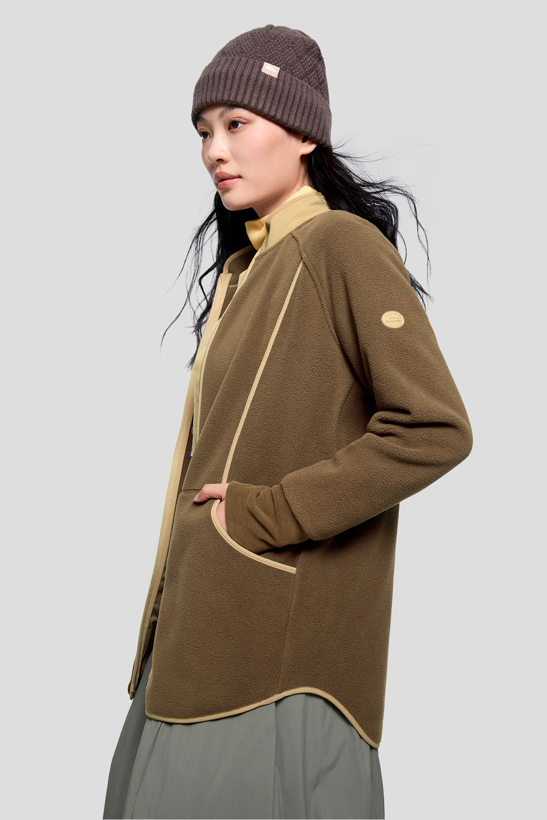 CozyFlow Women's Relaxed Fleece Jacket - Soft Warm Winter Outerwear for Casual Wear, Hiking & Outdoor Activities