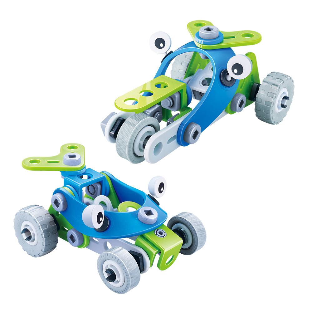 B&D Constructor 2-in-1 Engineering Building Sets for Kids - STEM Learning Toys for Creative Construction Play at Home or School