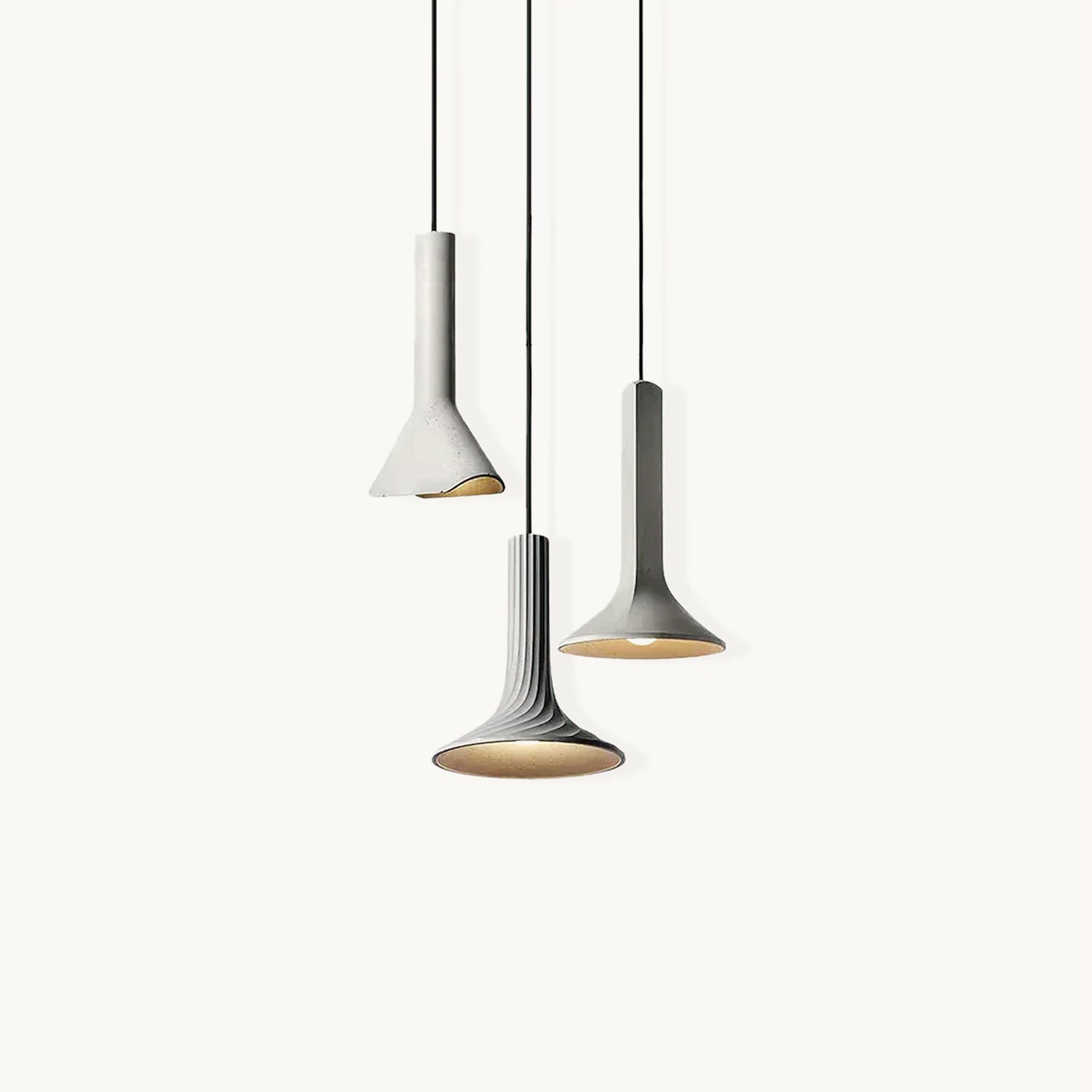 RU Pendant Light - Modern Hanging Ceiling Lamp for Kitchen, Dining Room, Bedroom & Living Room Decor