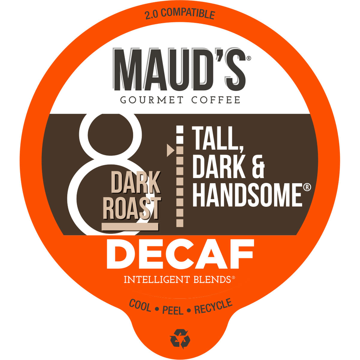 Maud's Decaf Dark Roast Coffee Pods - 100% Arabica, Low Acid, K-Cup Compatible - Perfect for Home, Office & Keurig Brewers