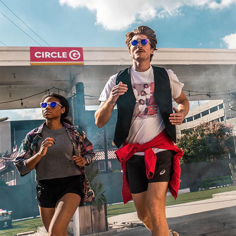 Goodr Circle G Polarized Sunglasses for Men & Women - UV Protection, Lightweight & Comfortable - Perfect for Running, Cycling, and Outdoor Activities