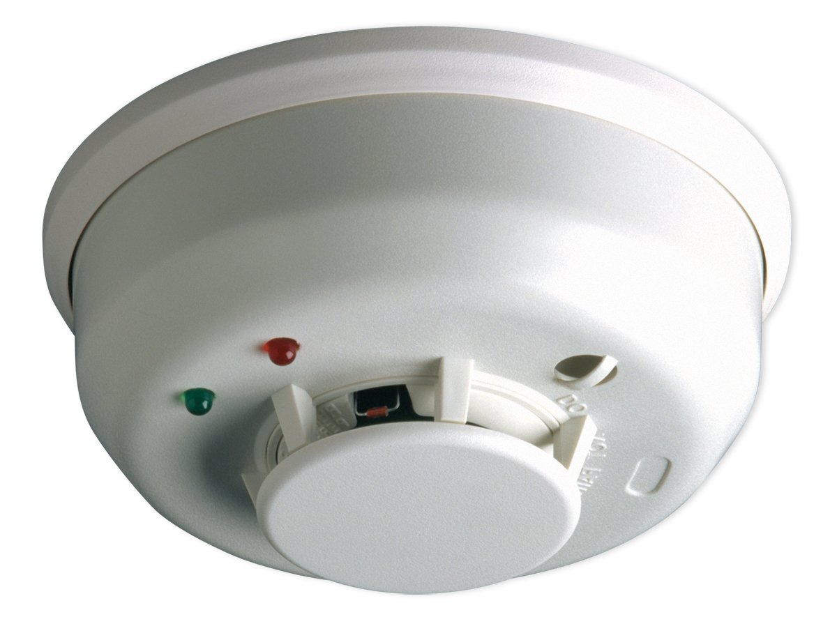 Honeywell 5808W3 Wireless Photoelectric Smoke & Heat Detector - Smart Home Fire Alarm System for House, Apartment & Office Safety