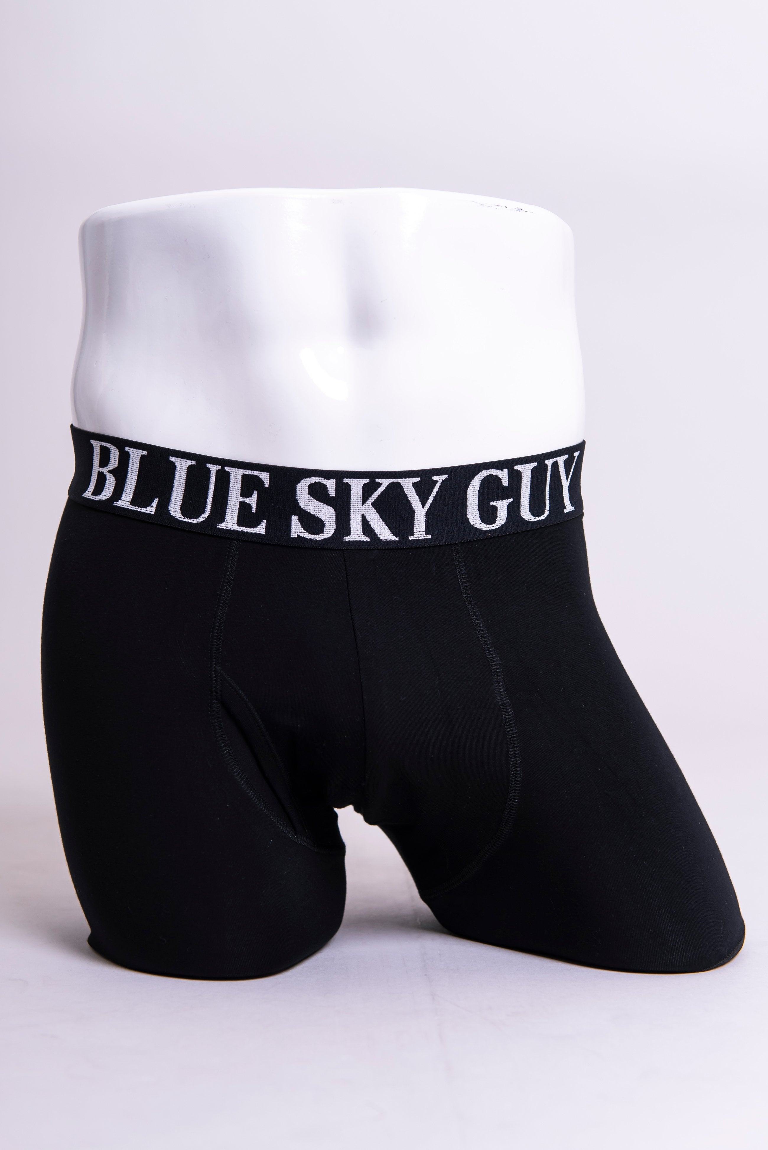 Premium Boxer Briefs 2.0 - Soft Bamboo Fabric Men's Underwear (Black) - Ideal for Everyday Comfort & Active Lifestyle