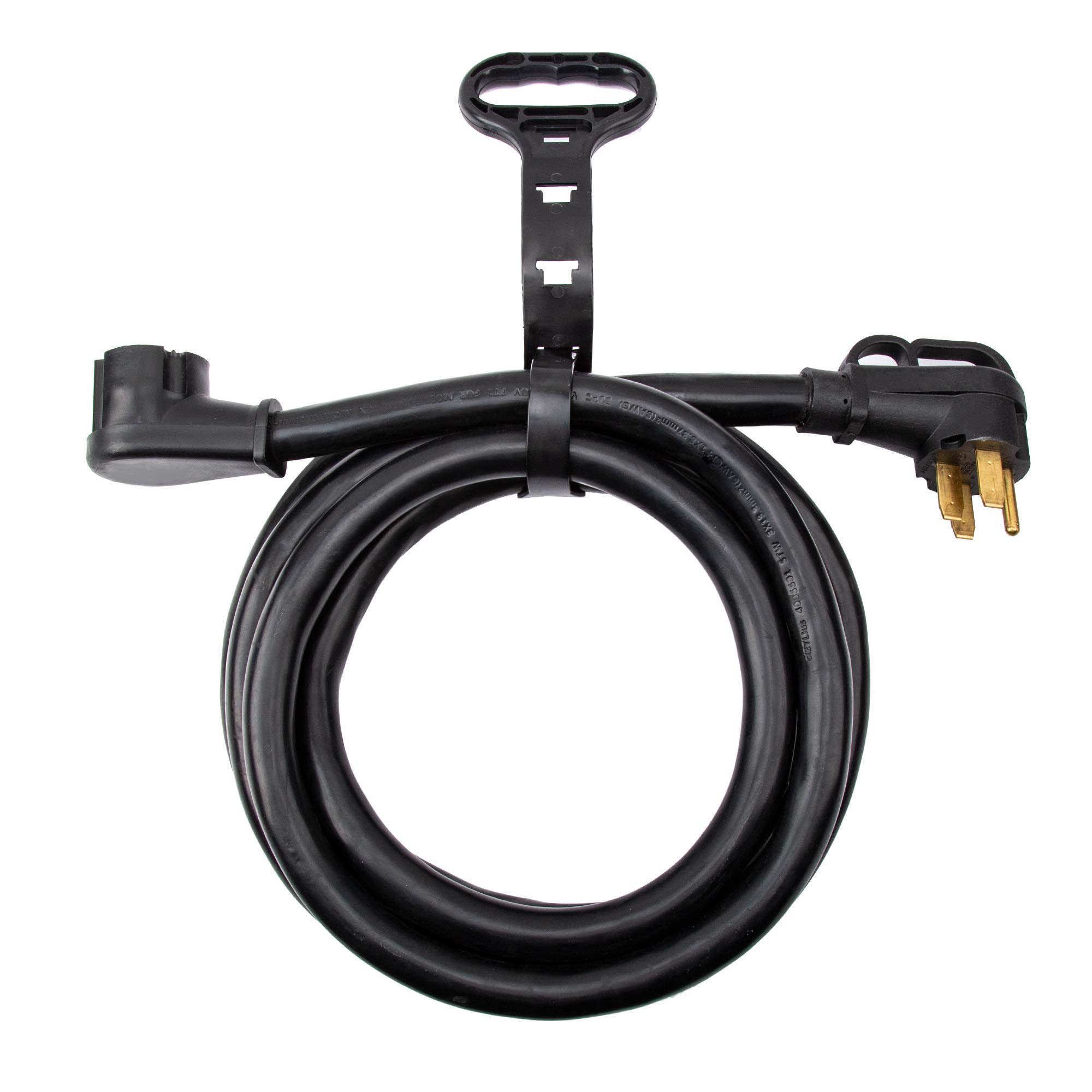 50 Amp RV Extension Cord 15 ft - Heavy Duty 6/8 AWG NEMA 14-50P to 14-50R Power Cable with Easy-Grip Handles | Waterproof & Weatherproof RV Power Cord for Tesla, EV & J1772 Chargers | Perfect for RV Parks, Camping, Home EV Charging, Road Trips & Emergency Backup | Durable Outdoor Power Supply for Tailgating, Boondocking & Off-Grid Living
