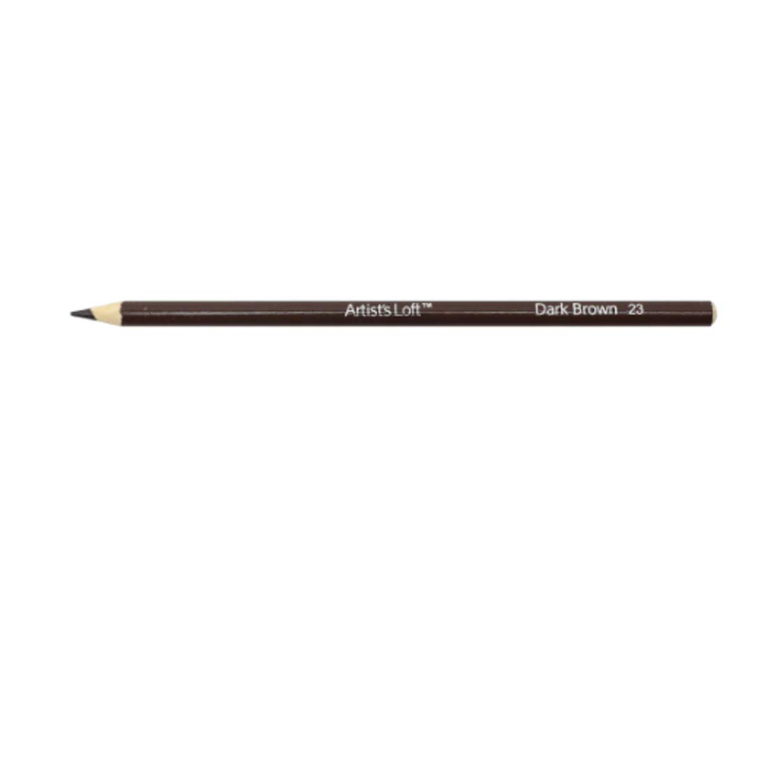 Artist's Loft Dark Brown Colored Pencil - Professional Art Supplies for Sketching, Drawing & Coloring | Perfect for Artists, Students & DIY Craft Projects