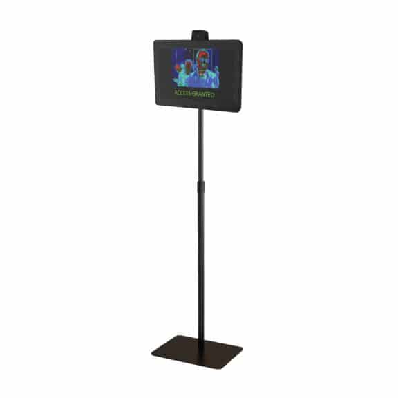 Adjustable Height Stand for Temperature Check Tablets - Sturdy Base for Medical & Office Use - Perfect for Hospitals, Clinics, and Workplace Screening Stations