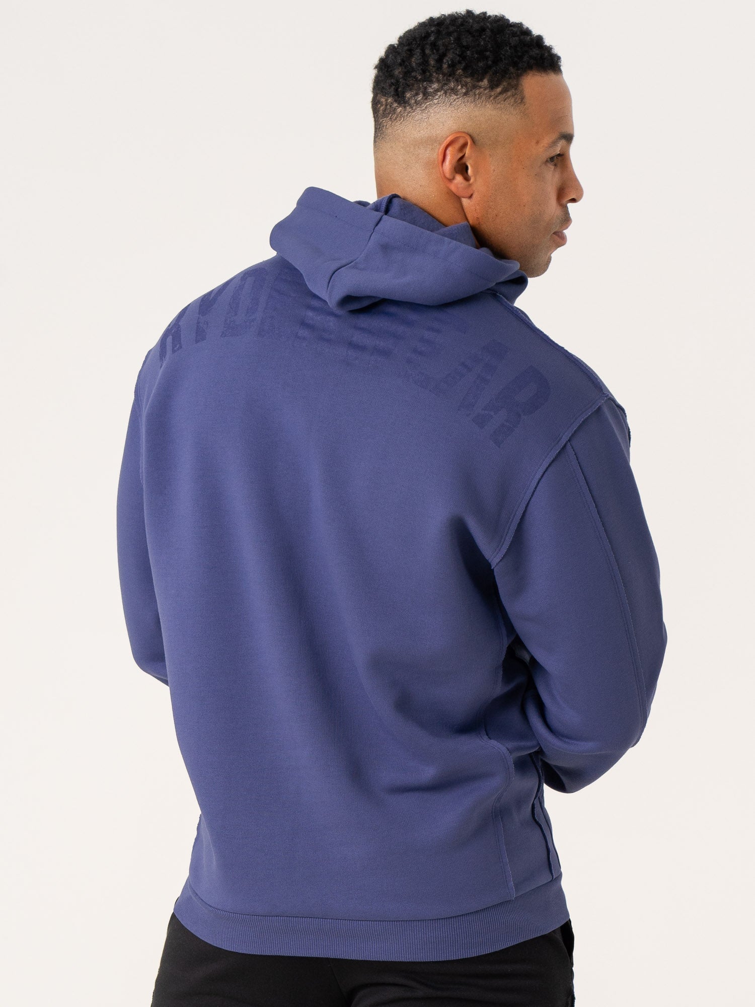 Force Hoodie Indigo - Premium Cotton Zip-Up Hooded Sweatshirt for Men & Women | Gym, Running, Casual Wear