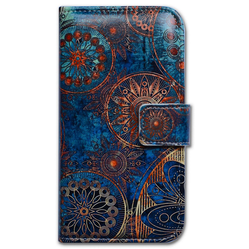 **Moto G Play 2021 Case - Leather Flip Wallet Phone Cover with Card Slots & Kickstand | Mandala Circle Design | Compatible Only with 2021 Model (Not 2020) | Perfect for Work, Travel & Daily Use**