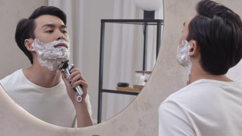 Philips Series 9000 Prestige Electric Shaver - Wet & Dry Shaving with SkinIQ Technology & Hydro SkinGlide Coating - Black Grey (SP9871/13) - Perfect for Travel & Daily Grooming