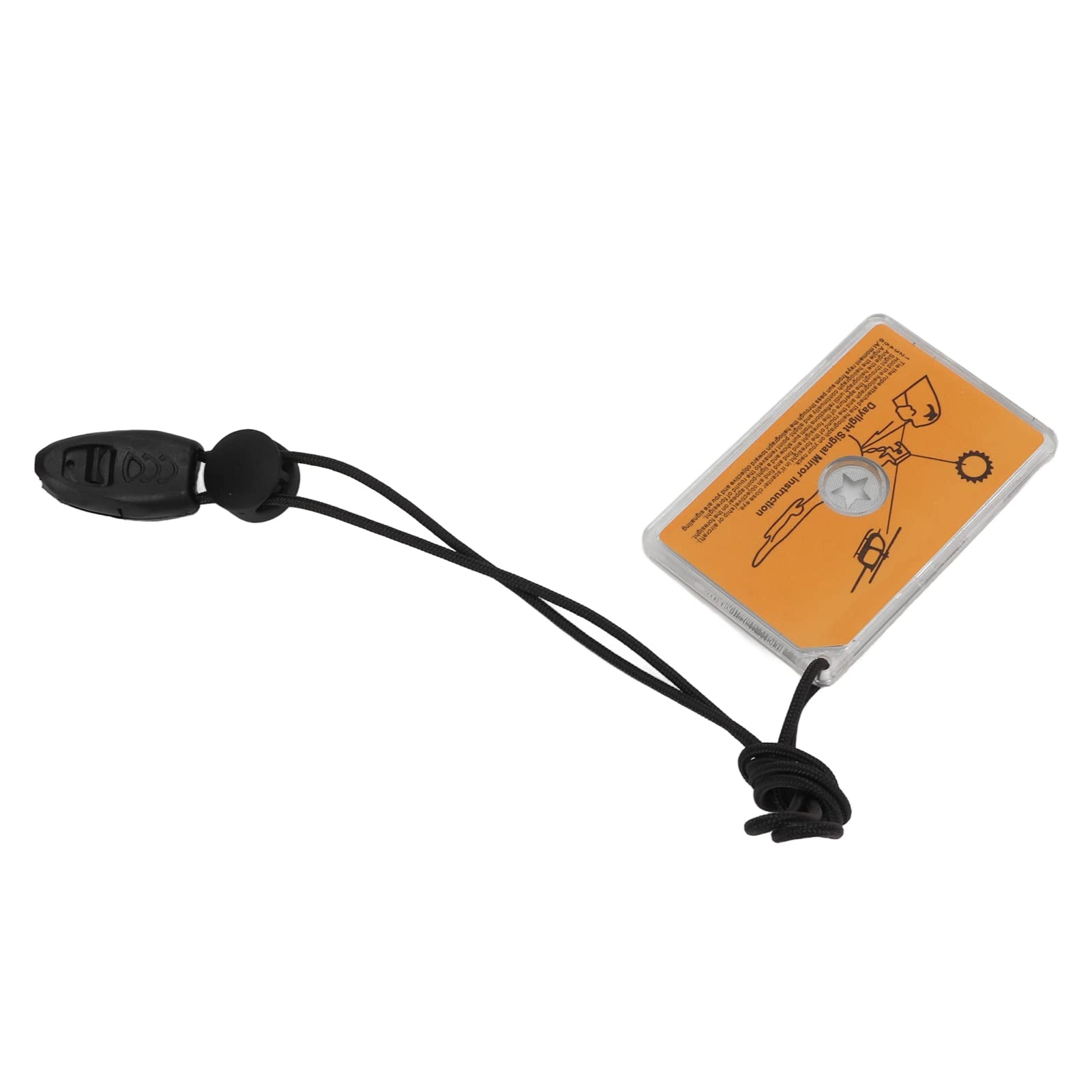 Shanrya Small Portable Emergency Signal Mirror - Multifunctional Survival Tool for Outdoor Activities, Hiking, Camping & Fishing | Perfect for Wilderness Rescue & Survival Kits