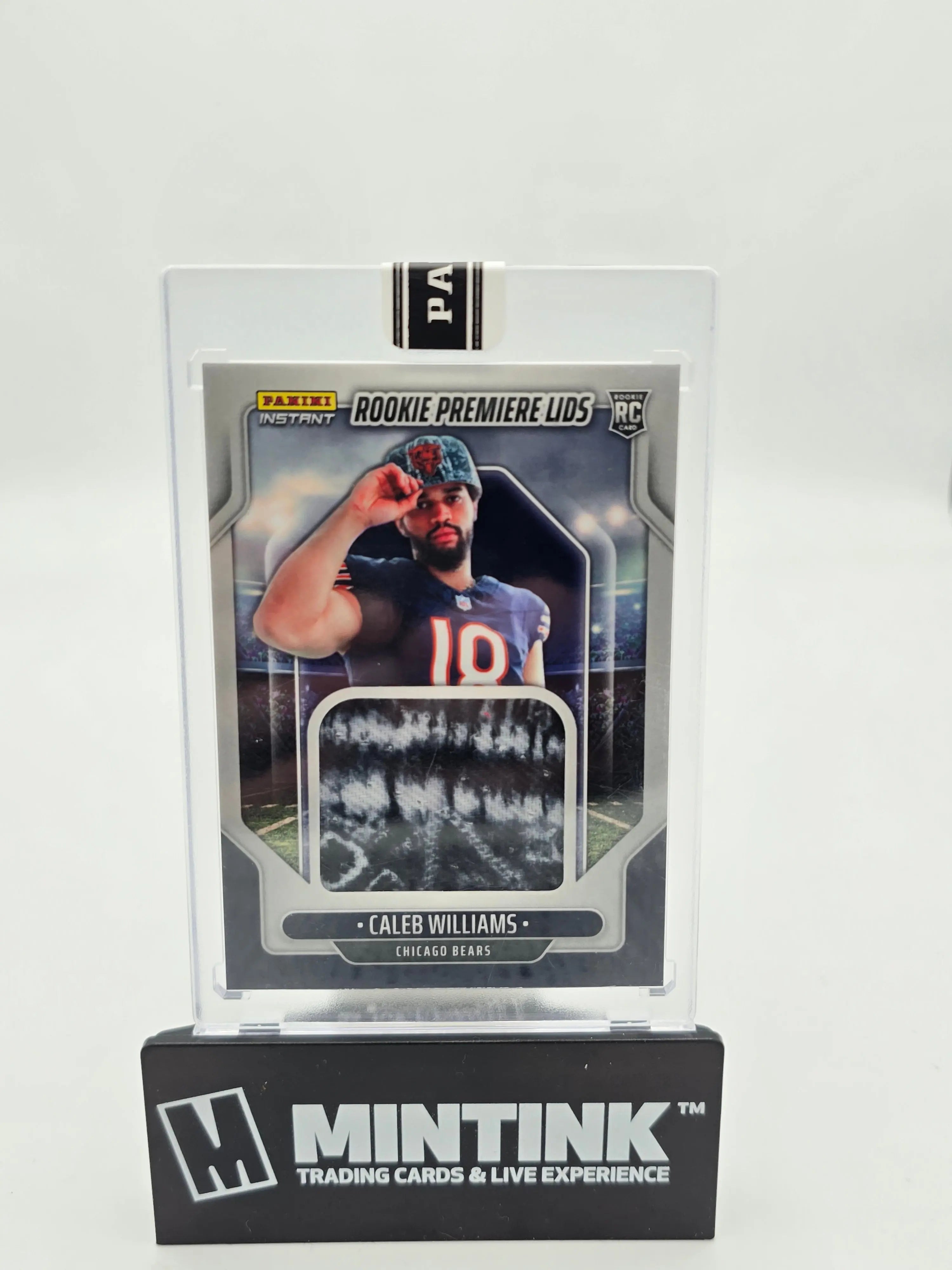2024 Panini Instant Football Caleb Williams Rookie Premier Lids - Collectible NFL Rookie Card for Sports Memorabilia & Trading Card Enthusiasts - Perfect for Display, Trading, and Investment