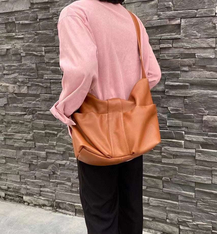 Stylish Genuine Leather Crossbody Bag for Women - Fashionable & Durable Everyday Shoulder Purse - Perfect for Work, Travel, and Shopping