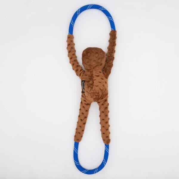 ZippyPaws RopeTugz Sloth Plush Dog Toy - Durable Interactive Chew Toy for Small & Medium Dogs - Perfect for Tug-of-War, Fetch & Cuddle Playtime