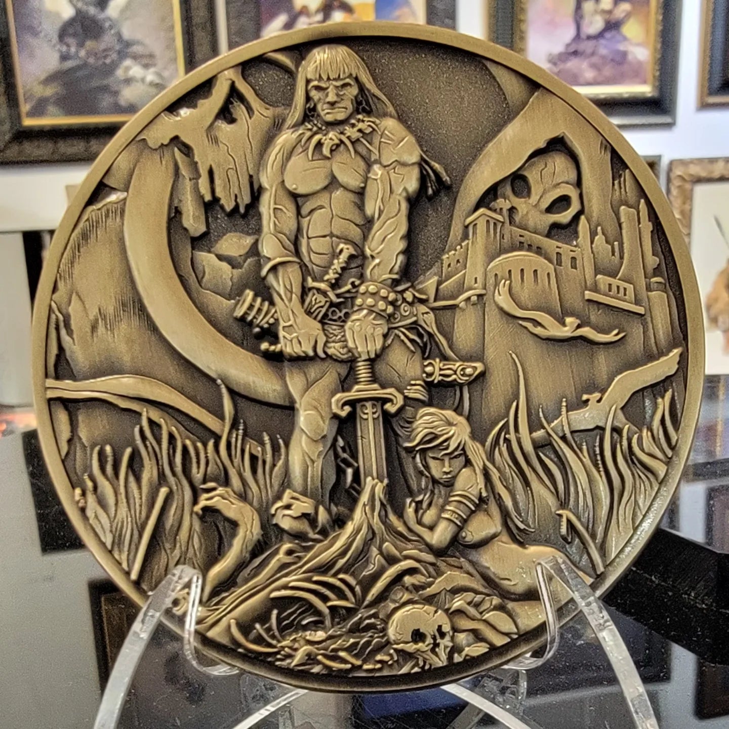 Goliath Coins Frank Frazetta Collector's Edition - Limited Edition Fantasy Art Coins for Collectors & Fans - Perfect for Display, Gifts, and Investment