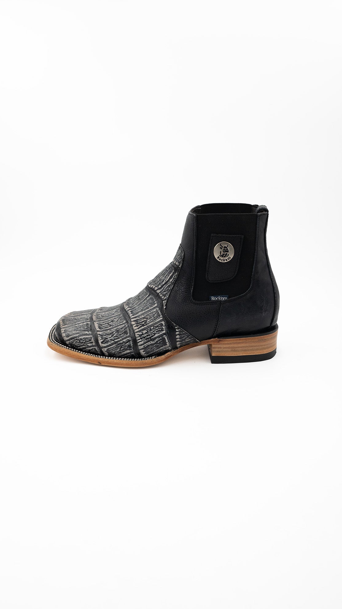 Matte Giant Gator Square Toe Boots for Men - Final Sale | Western Cowboy Boots, Comfortable Work & Outdoor Wear