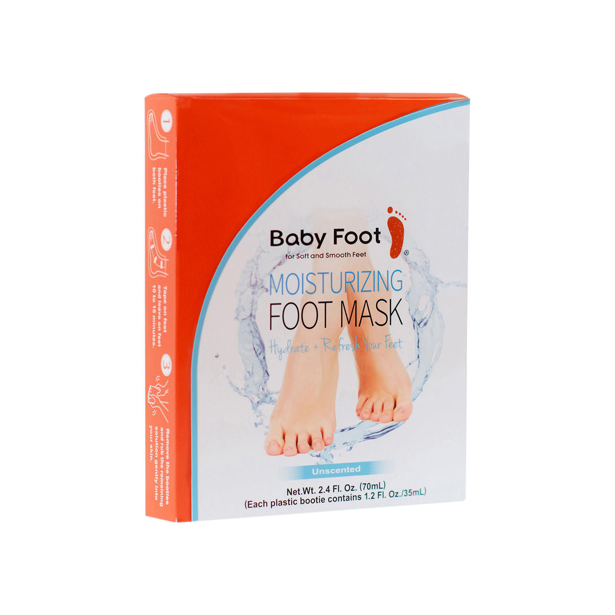 Baby Foot Moisturizing Foot Mask - Exfoliating & Hydrating Treatment for Soft Feet | Perfect for Pedicures, Dry Skin Care & At-Home Spa Days