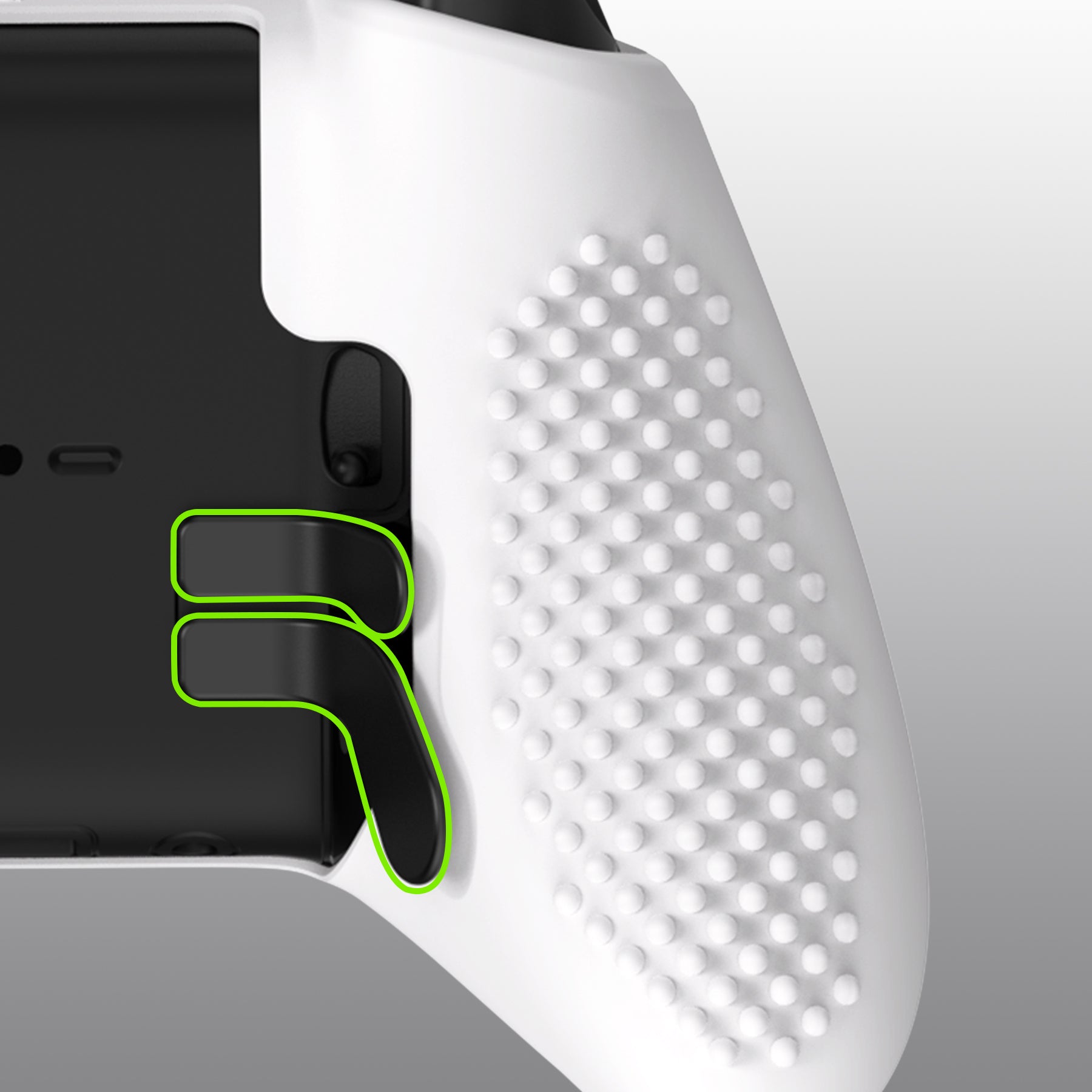 eXtremeRate PlayVital Anti-Slip Silicone Cover for Xbox One Elite Series 2 Controller (Model 1797 & Core) - Soft Protective Skin with Thumb Grips & Analog Caps | Enhanced Grip for Gaming, Streaming & Esports | XBOWP0059GC