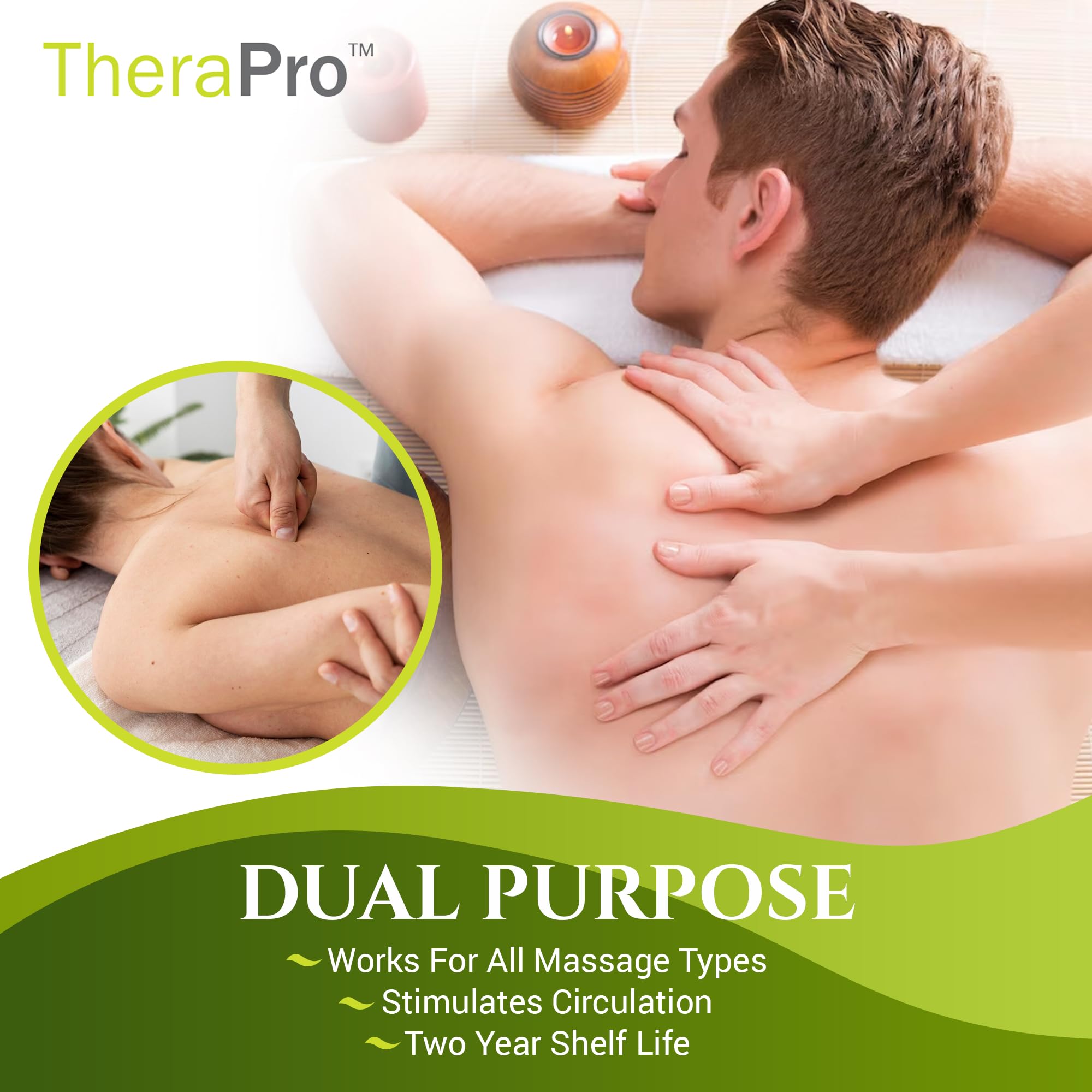 TheraPro Swedish Massage Lotion - 5 Gallon Bulk Size, Unscented & Water Dispersible - Professional Deep Tissue Massage Cream for Therapists - Smooth Glide, No Sticky Residue - Ideal for Spa, Clinic & Home Massage Therapy Sessions