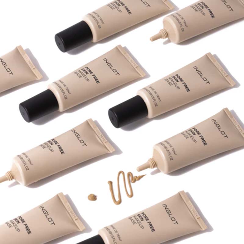 INGLOT Pore-Free Skin Makeup Base Primer - Smoothing & Mattifying Face Makeup Base for Flawless Makeup Application | Perfect for Daily Wear & Special Occasions
