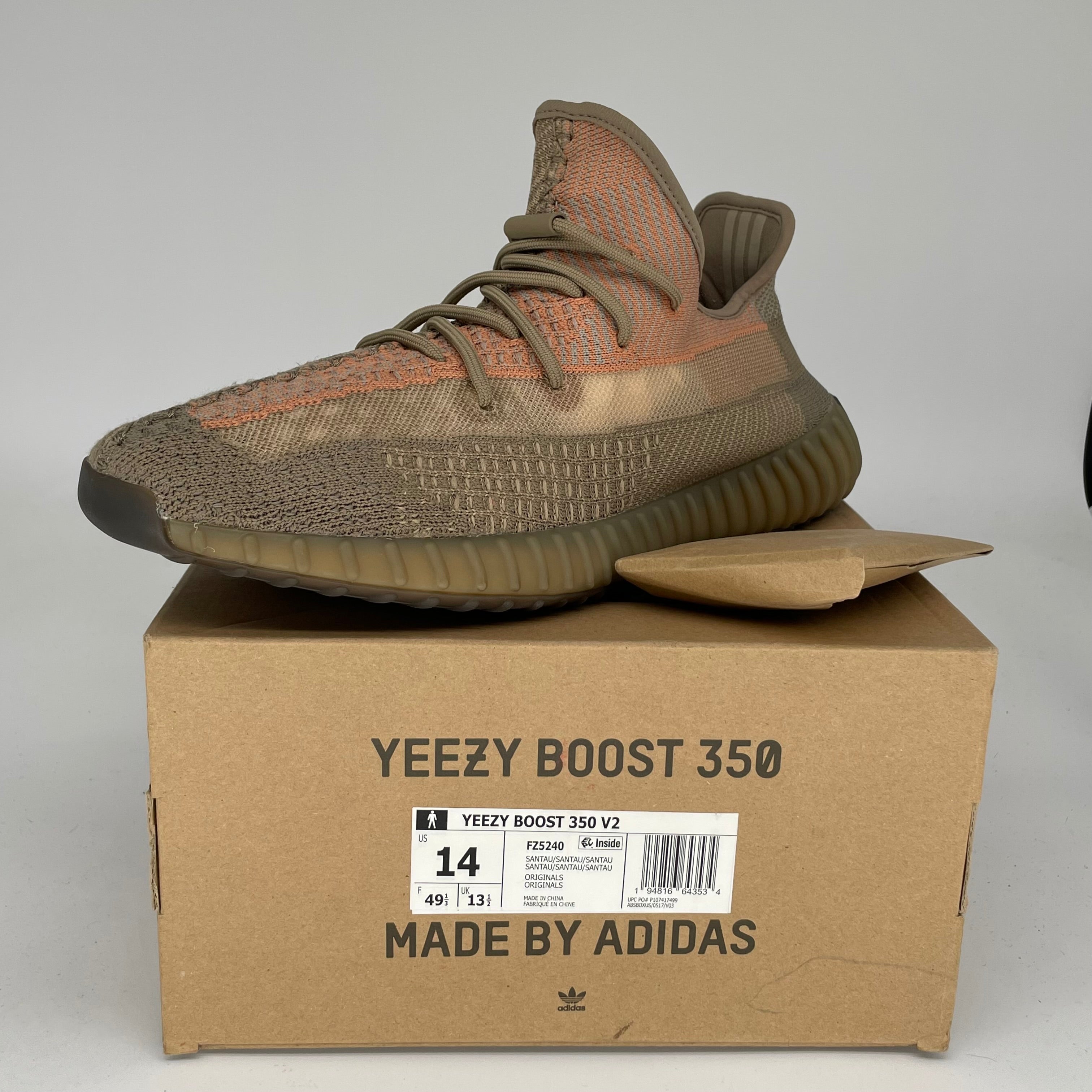 Adidas Yeezy Boost 350 V2 Sand Taupe - Men's Size 14 Sneakers (FZ5240) | Running Shoes, Casual Wear & Street Style Fashion