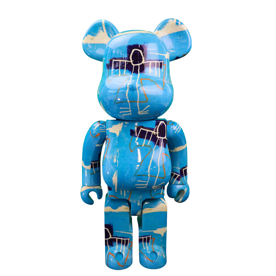 1000% Bearbrick Jean Michel Basquiat 9 Limited Edition Collectible Art Toy - Perfect for Home Decor, Office Display & Pop Culture Enthusiasts