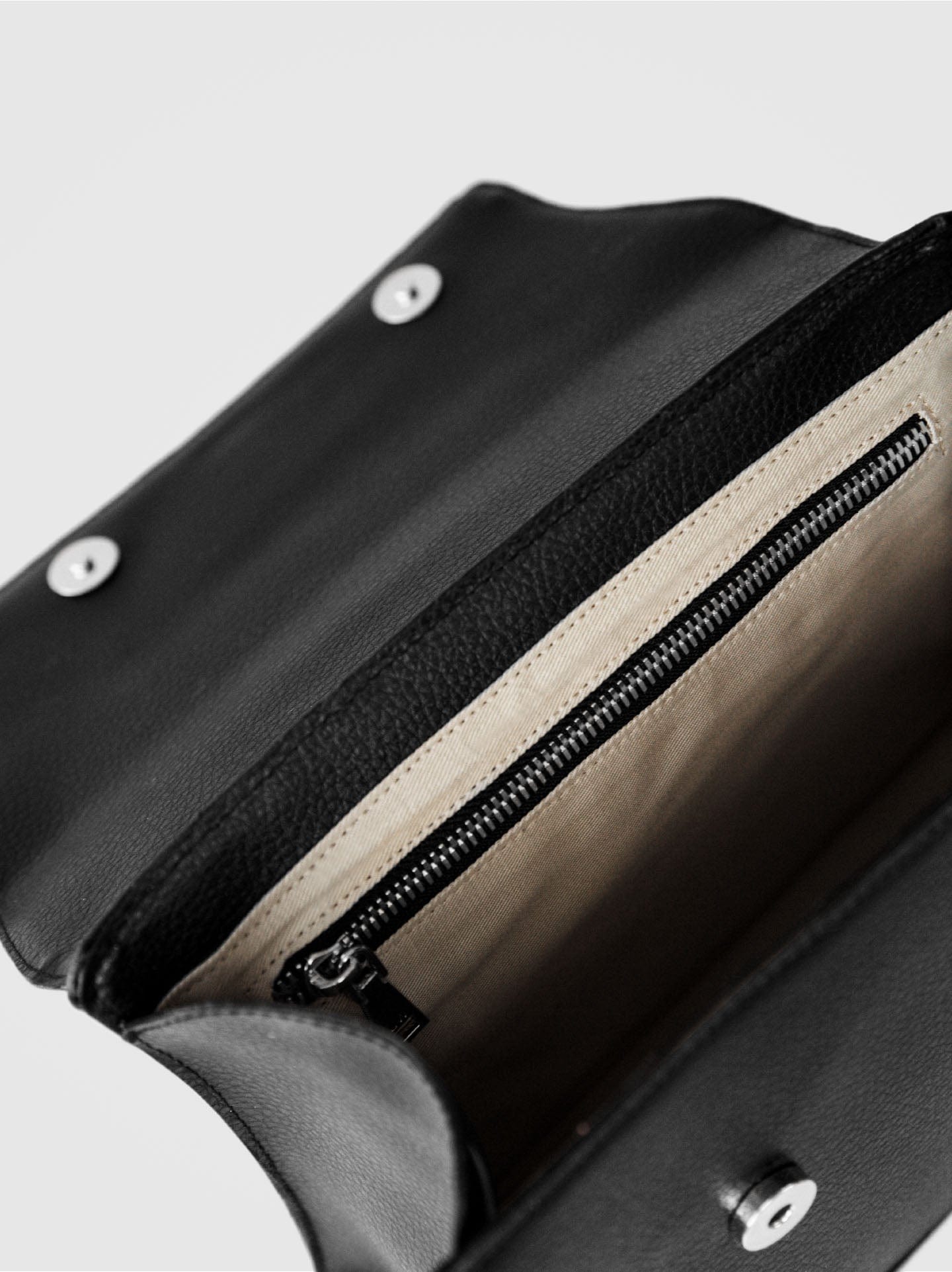 Vegan Leather Handle Bag for Women | Ivy MIRUM® Black & Silver Crossbody Purse | Perfect for Work, Travel & Everyday Use
