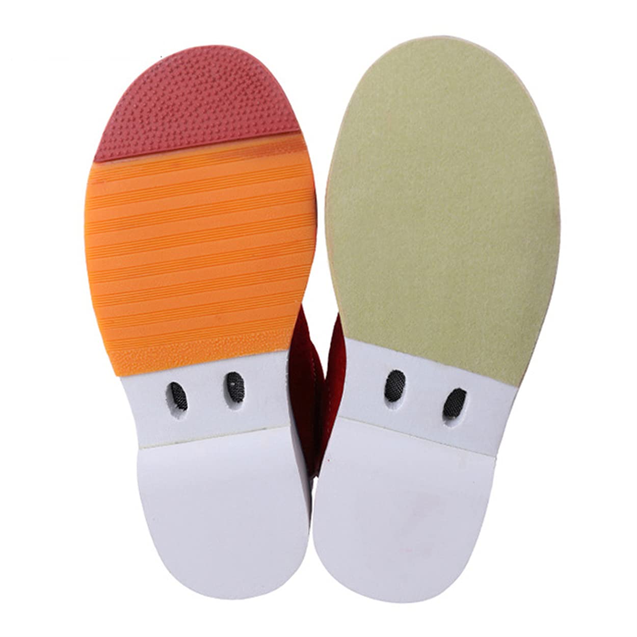 Men's Leather Bowling Shoes with Sliding Soles - Red Size 40 EU | Comfortable Lawn & Indoor Bowling Footwear for League Play & Casual Games