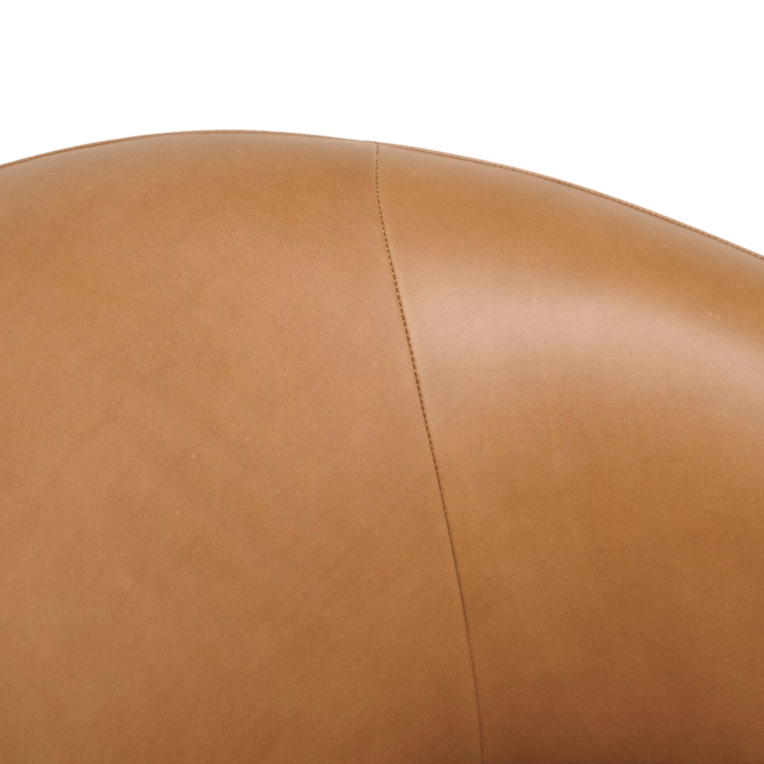 Modern Pod Leather Swivel Lounge Chair - 360° Rotating Recliner for Living Room, Bedroom & Office - Comfortable PU Leather Accent Chair with Ottoman