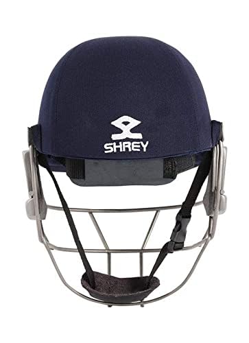 Shrey Pro Guard Air Titanium Cricket Helmet for Men - Lightweight Protective Headgear with Ventilation & Mesh Storage Bag - Perfect for Cricket Matches, Training & Outdoor Sports