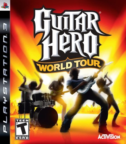 Guitar Hero World Tour Bundle - Complete Band Set with Guitar, Drums & Microphone for PlayStation & Xbox | Rock Out with Friends & Family at Home Parties & Game Nights