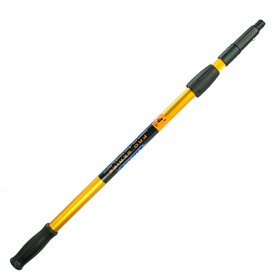 Ettore InterLock Pole 2 Section - Extendable Window Cleaning Pole for High Reach, Lightweight Aluminum Telescopic Pole with Secure Locking System - Perfect for Home Window Washing, Car Detailing, and Hard-to-Reach Surfaces