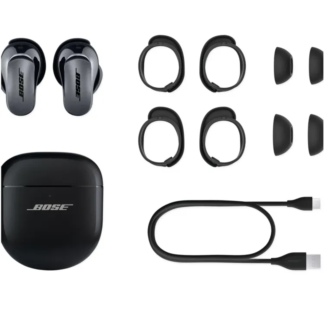 BOSE QuietComfort Earbuds 2 Wireless Noise Cancelling Bluetooth Earbuds - Eclipse Gray | Perfect for Travel, Workouts & Daily Commute