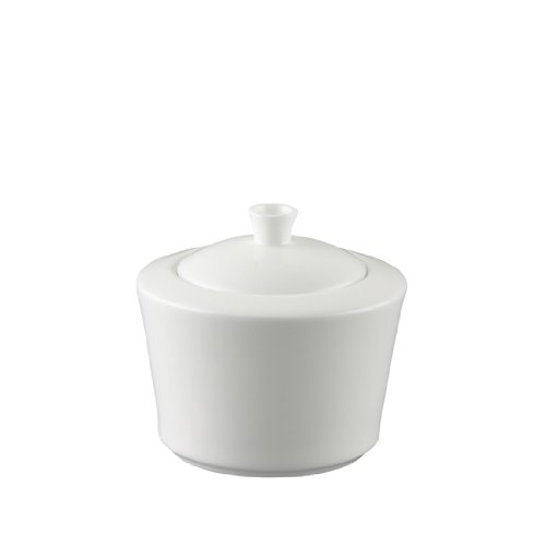 Rosenthal 61040-800001-14330 Jade Sugar Bowl with Lid - 0.25L (8.5 oz) Porcelain Sugar Pot for Tea & Coffee - Elegant Serving Dish for 6 People - Perfect for Afternoon Tea, Dessert Tables & Dinner Parties