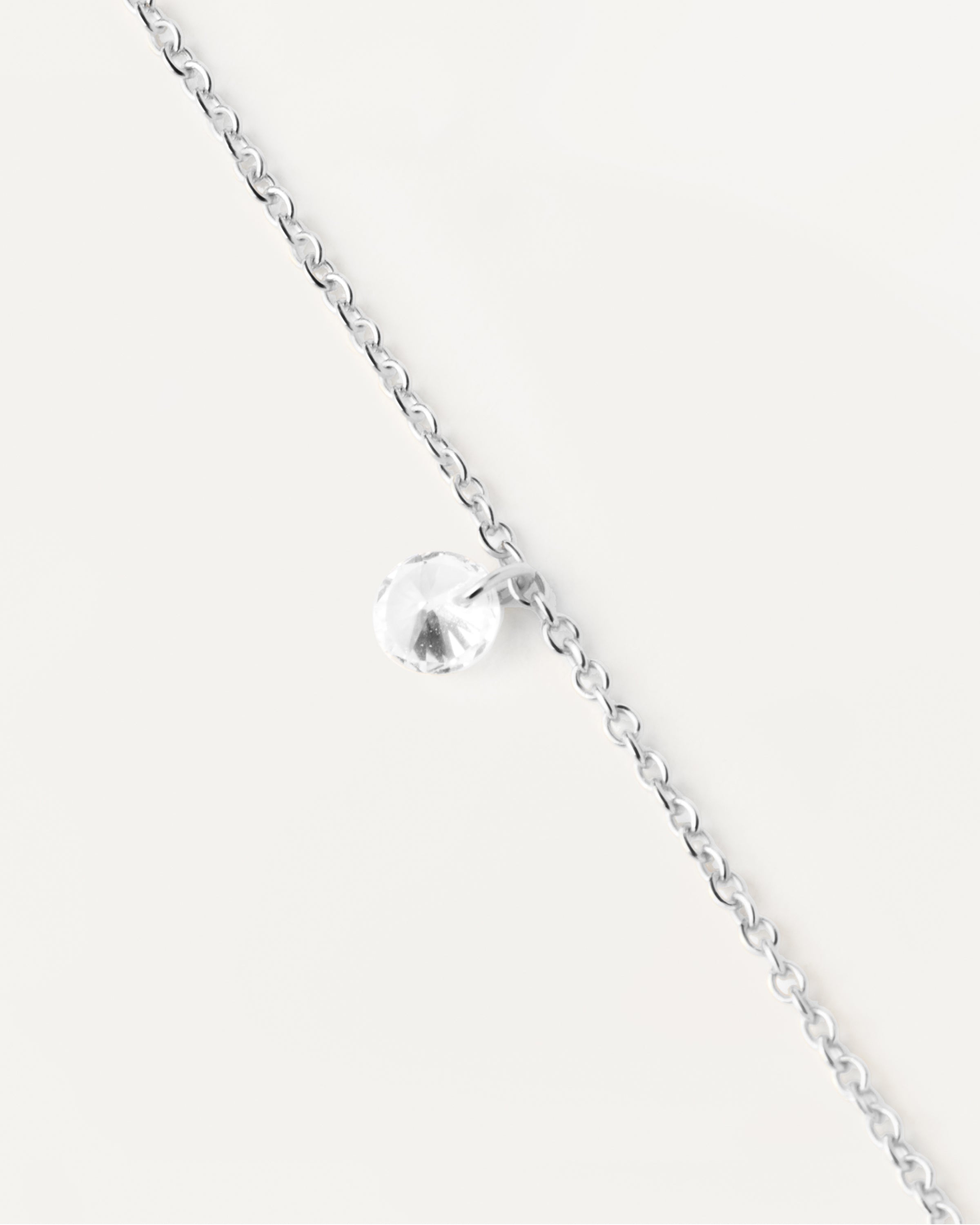 Joy Silver Solitary Necklace for Women - Elegant Minimalist Pendant Jewelry for Everyday Wear, Gifts & Special Occasions