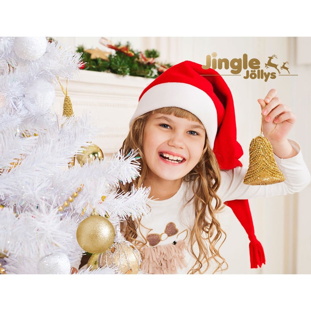 2.1M White Christmas Tree with 1000 Tips - Premium Xmas Tree Decorations for Home, Office & Holiday Parties