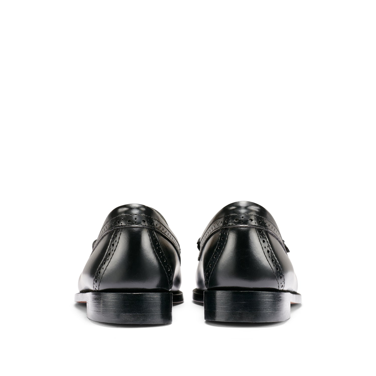 G.H. Bass Women's Estelle Tassel Weejun Loafers - Classic Black Leather Slip-On Shoes with Tassel Detail | Perfect for Office, Casual Outfits & Travel
