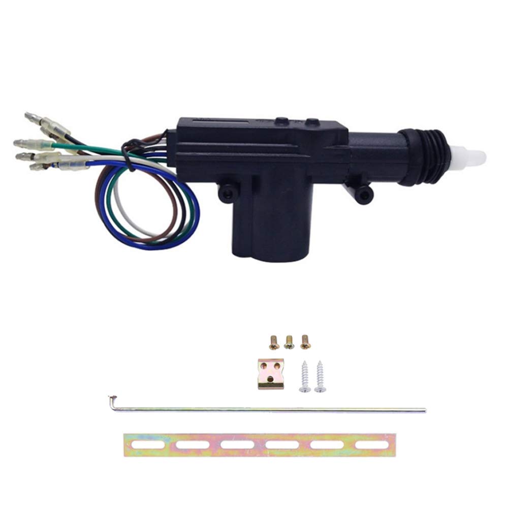 ESUPPORT Universal 12V 5-Wire Heavy Duty High Power Car Door Lock Actuator - Compatible with Most Vehicles, Central Locking System Upgrade for Smooth & Reliable Operation - Perfect for DIY Auto Repairs & Vehicle Security Enhancements