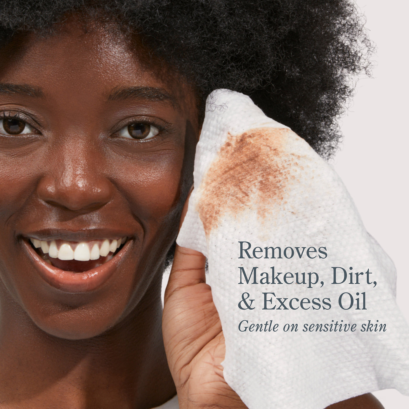 Organic Pistachio & Dark Cherry Facial Cleansing Wipes for Acne-Prone Skin | Gentle Exfoliating & Hydrating | Perfect for Travel, Gym & Daily Skincare Routine