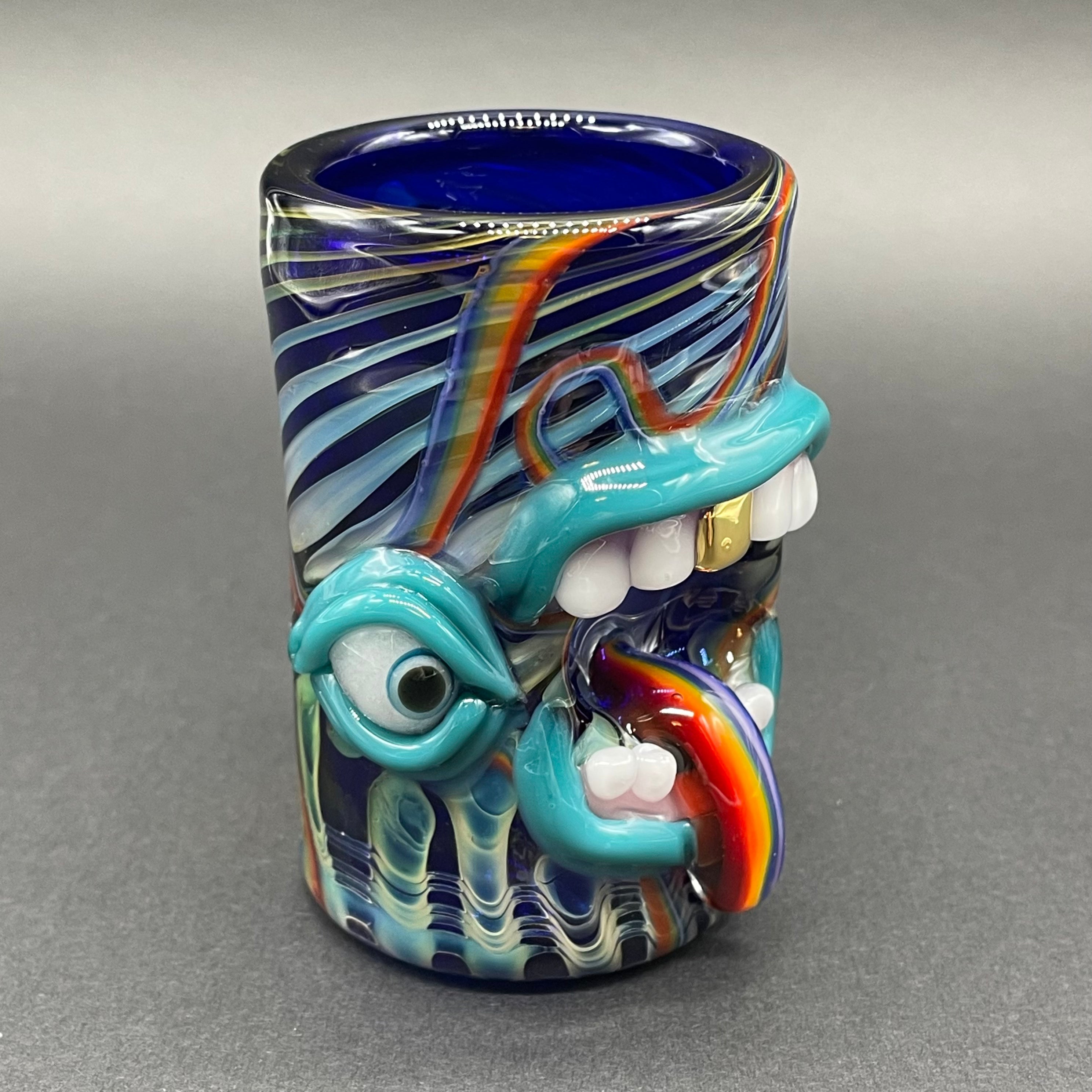 Vibrant Rainbow Tongue Shot Glass - Fun & Colorful Party Drinking Cups for Halloween, Birthday & Themed Events