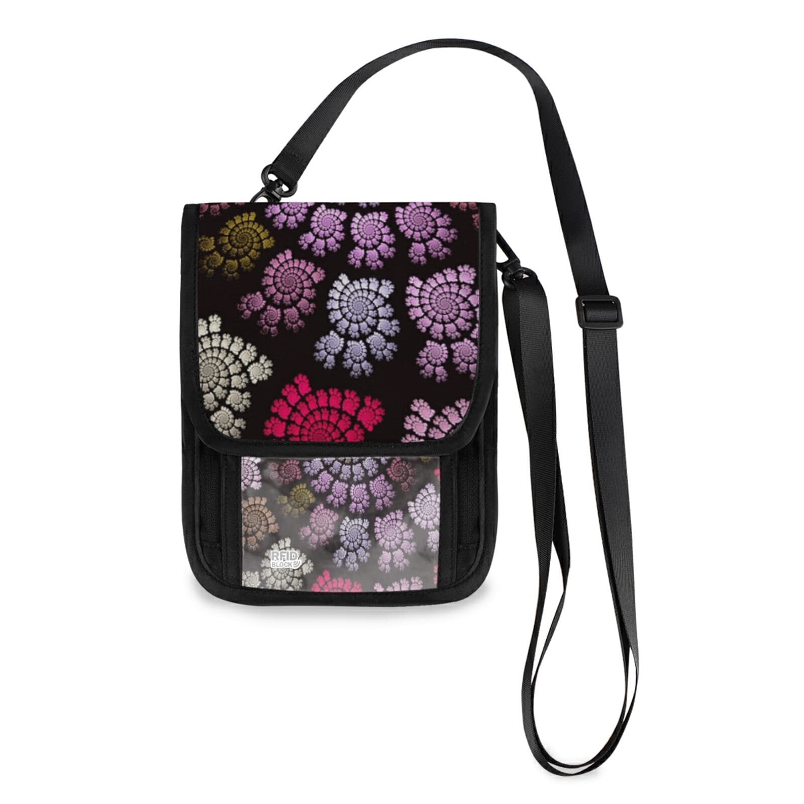 Stylish Small Crossbody Phone Purse for Women - Colorful Abstract Mini Messenger Shoulder Bag with Wallet Compartment | Perfect for Everyday Use, Travel, and Running Errands