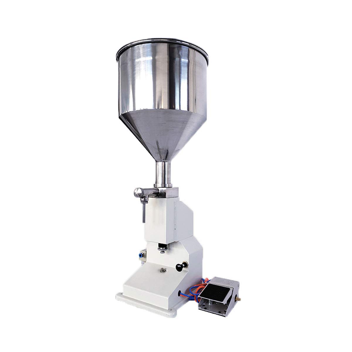 TECHTONGDA 5-50ml Pneumatic Liquid Paste Filling Machine | Stainless Steel Bottle Filler for Cream, Shampoo, Lube, Oil & Honey (Model A02) | Ideal for Cosmetic, Food & Pharmaceutical Packaging