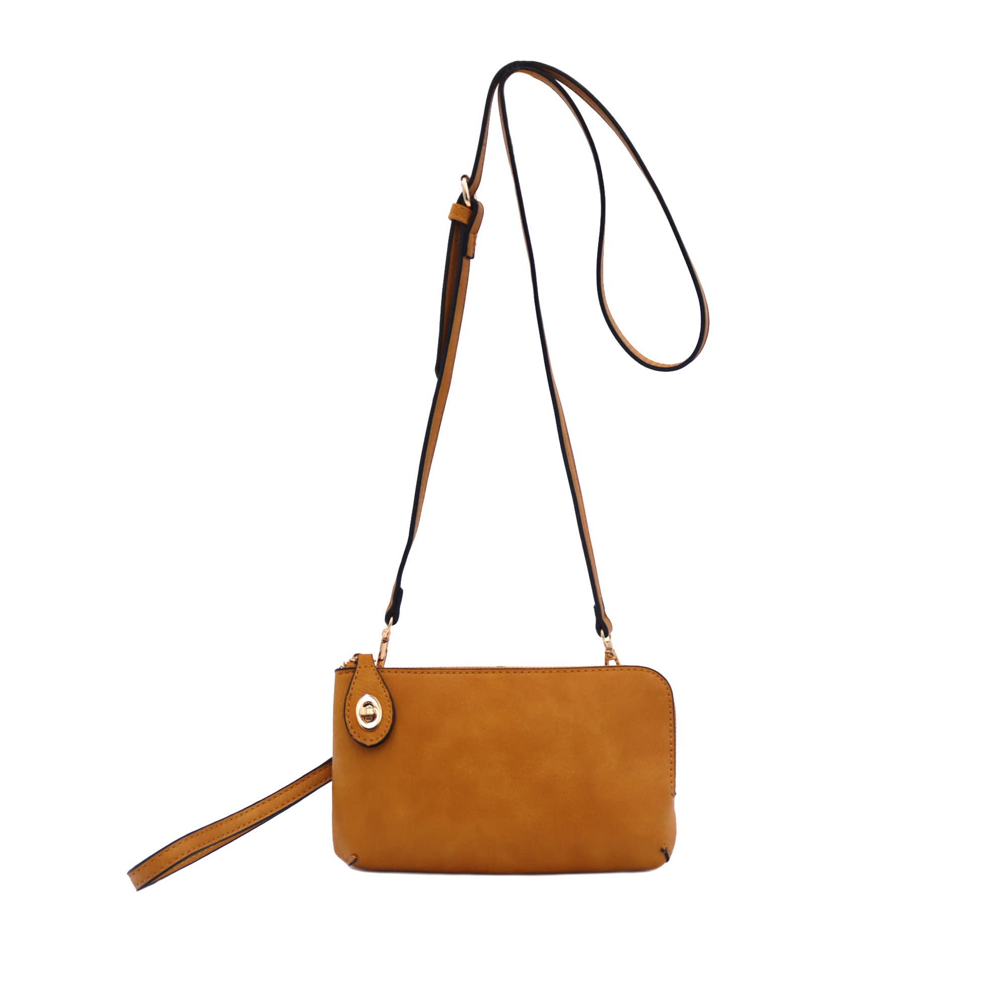 LOVESOME Women's Crossbody Bag - Small Wristlet Clutch for Daily Use & Travel