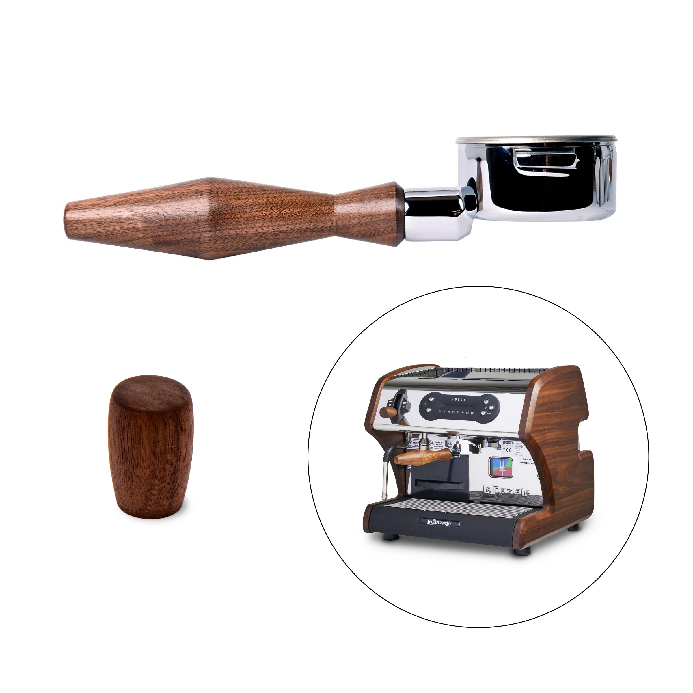 Premium Espresso Machine with Elegant Wood Touch Points - Perfect for Home Baristas & Coffee Lovers | Ideal for Kitchens, Offices & Coffee Shops