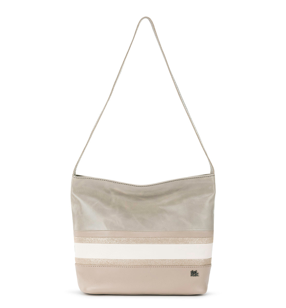 Leather - Truffle Stripe