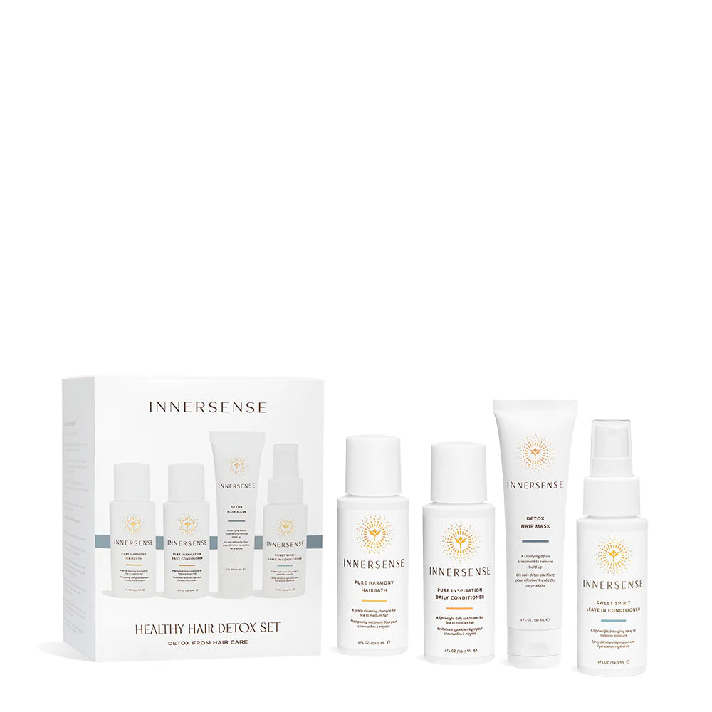 Organic Hair Detox Set for Healthy Scalp & Stronger Hair - Natural Shampoo & Conditioner Kit for Hair Growth & Repair - Perfect for Daily Use & Post-Chemical Treatment Recovery