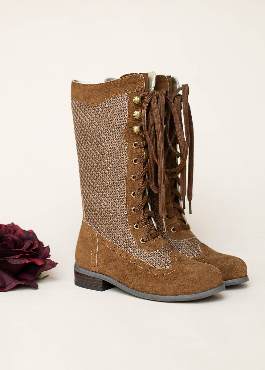 Keiko Women's Tall Boots in Nutmeg Brown - Stylish Knee-High Boots for Fall & Winter Fashion | Perfect for Office, Casual Outings & Date Nights