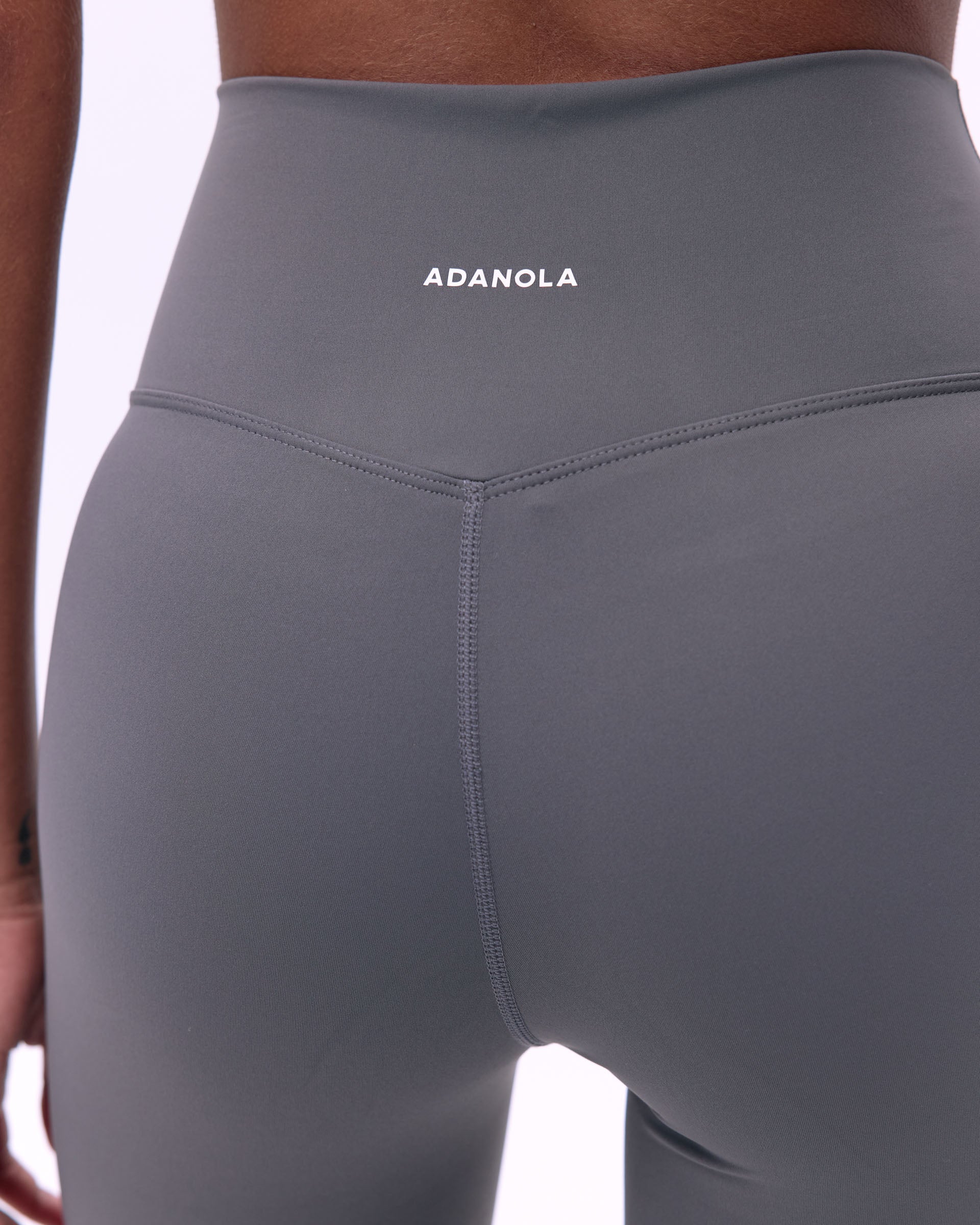 Premium High-Waisted Yoga Leggings for Women - Dark Grey - Moisture-Wicking & Tummy Control - Perfect for Workouts, Running & Lounge Wear