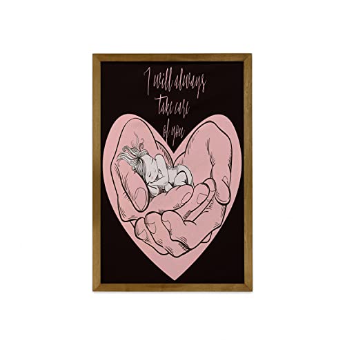 Pale Pink Dark Brown