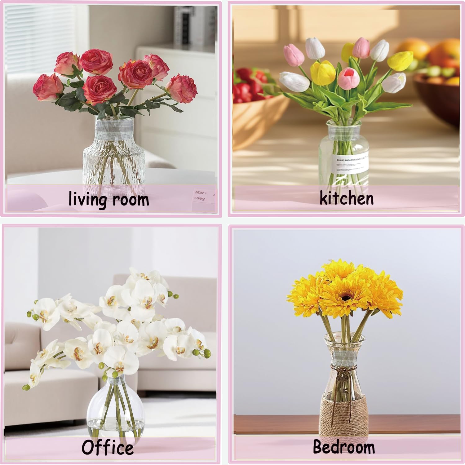 2024 New Spiral Ikebana Stem Holder for Vases - Clear Flower Arrangement Ring for DIY Bouquets & Floral Decor - Perfect for Wedding Centerpieces, Home Decor, and Ikebana Art